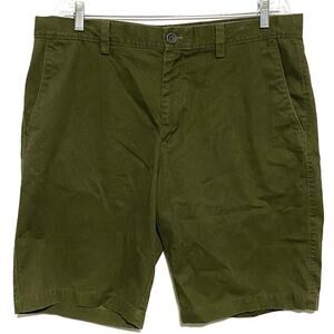 Banana Republic Emerson Green Chino Khaki Shorts Mens 35 Preppy Neutral Classic